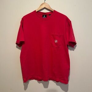Kith X BMW RED Roundel Pocket Pocket Tee Size XL